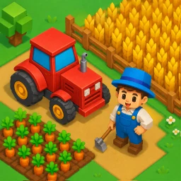 Happy Farm Life: Farming Game 图标